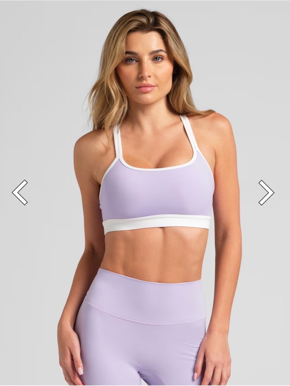 ComfrtCore Strappy Bra in Lavender